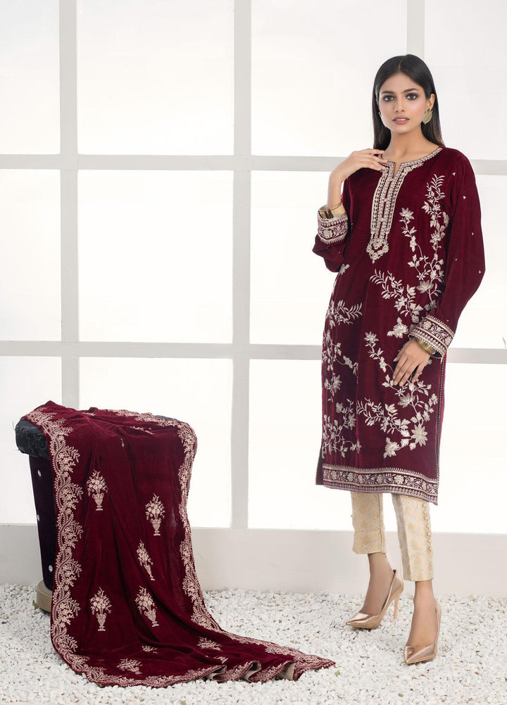 Lakhany Luxury Pret  Velvet Shirt LSM21V LSM-2437
