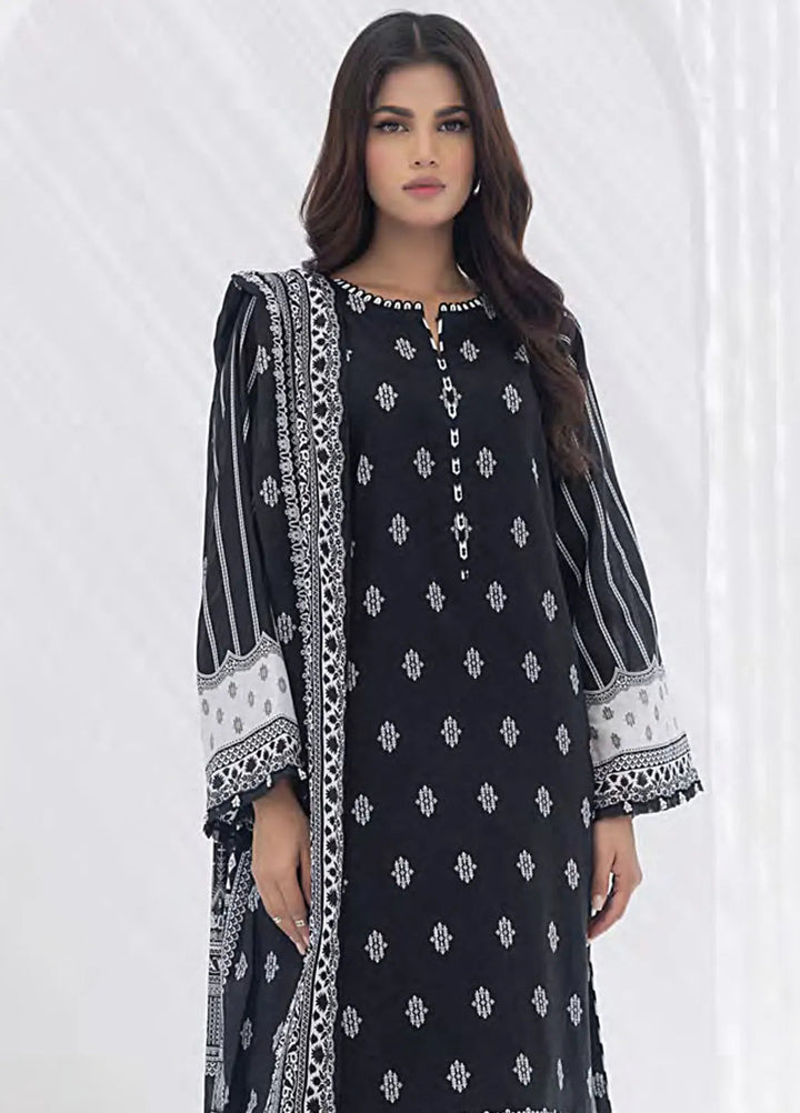 Lakhany Printed Lawn Suit Unstitched 3 Piece LSM24MC LG-SK-0233 - Summer Collection