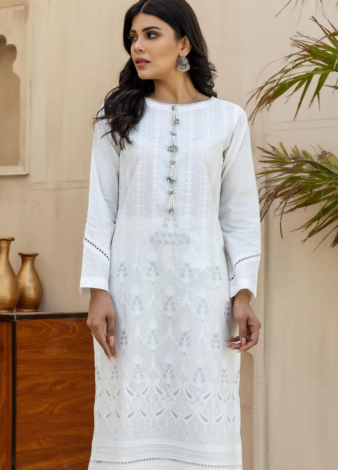 Lakhany Pret Embroidered Cambric Shirt LSM-2664