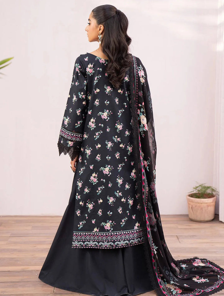 Lamhay By Bin Ilyas Embroidered Lawn Suit Unstitched 3 Piece BI24LL D-110 - Summer Collection