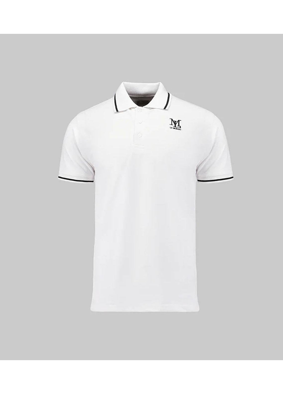 Lamorado Cotton Casual Polo for Mens - LMD22M Polo Shirts White