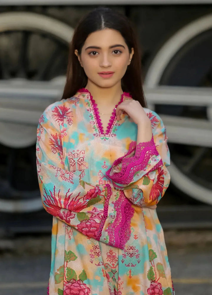 Lamorado Printed Lawn Suit Unstitched 2 Piece LMD25LP LWSU-25P201 - Summer Collection