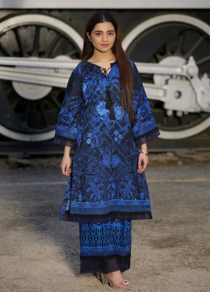 Lamorado Printed Lawn Suit Unstitched 2 Piece LMD25LP LWSU-25P206 - Summer Collection