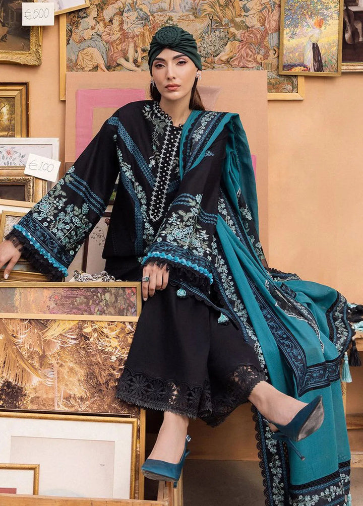 Lamour by Saad Shaikh Embroidered Lawn Suit Unstitched 3 Piece SSK24L Reh - Summer Collection