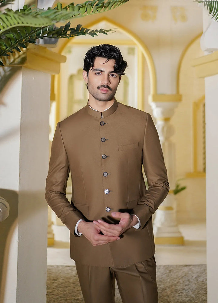 Lapel Tropical Formal Men Prince Suit - Blanc