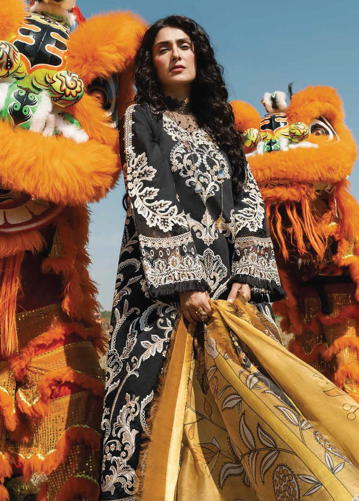 Lawana by Mushq Embroidered Lawn Suits Unstitched 3 Piece MQ23L MSL-23-13 Sawika - Spring / Summer Collection