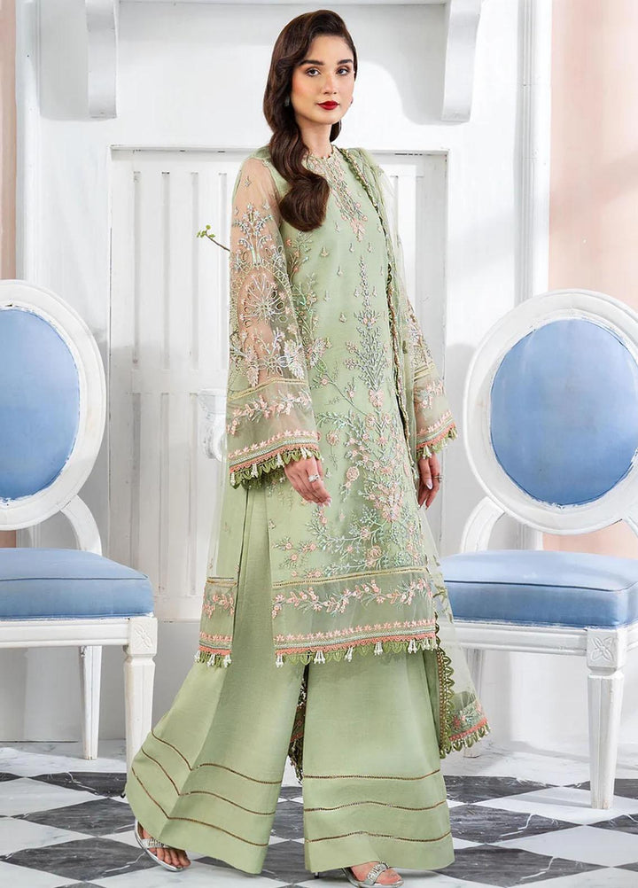 Lehriya By Meeral Embroidered Net Suits Unstitched 3 Piece MRL24L Calina - Formal Collection