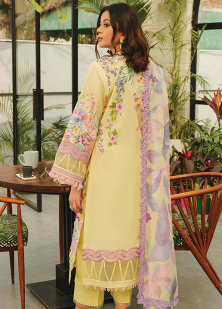 Lifestyle By Rang Rasiya Embroidered Lawn Suits Unstitched 3 Piece RR23LL 02 Coral - Summer Collection