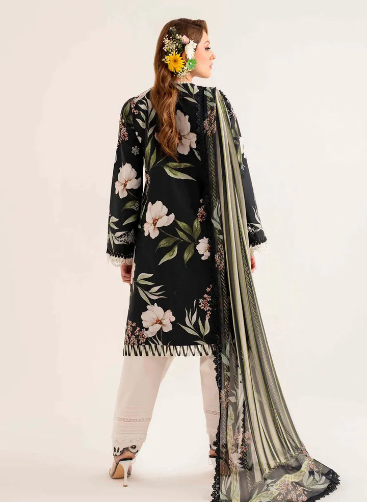 Lila by Sable Vogue Embroidered Lawn Suit Unstitched 3 Piece SV24LI SAL-03-24 - Summer Collection