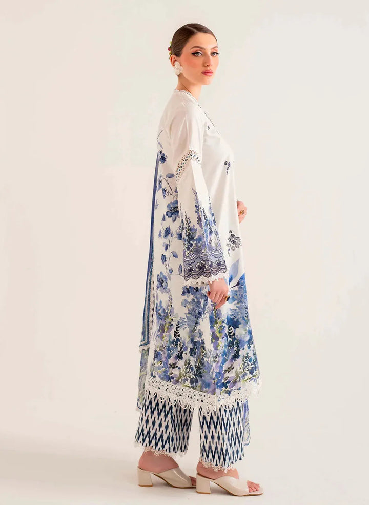 Lila by Sable Vogue Embroidered Lawn Suit Unstitched 3 Piece SV24LI SAL-08-24 - Summer Collection