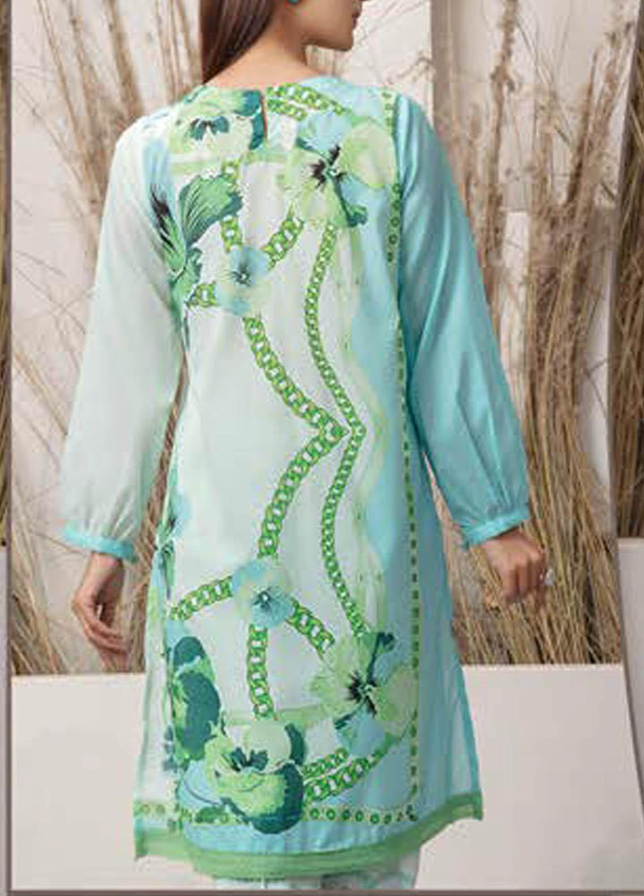 LimeLight Printed Lawn Suits Unstitched 2 Piece LL21S U-1429 SEA GREEN - Summer Collection