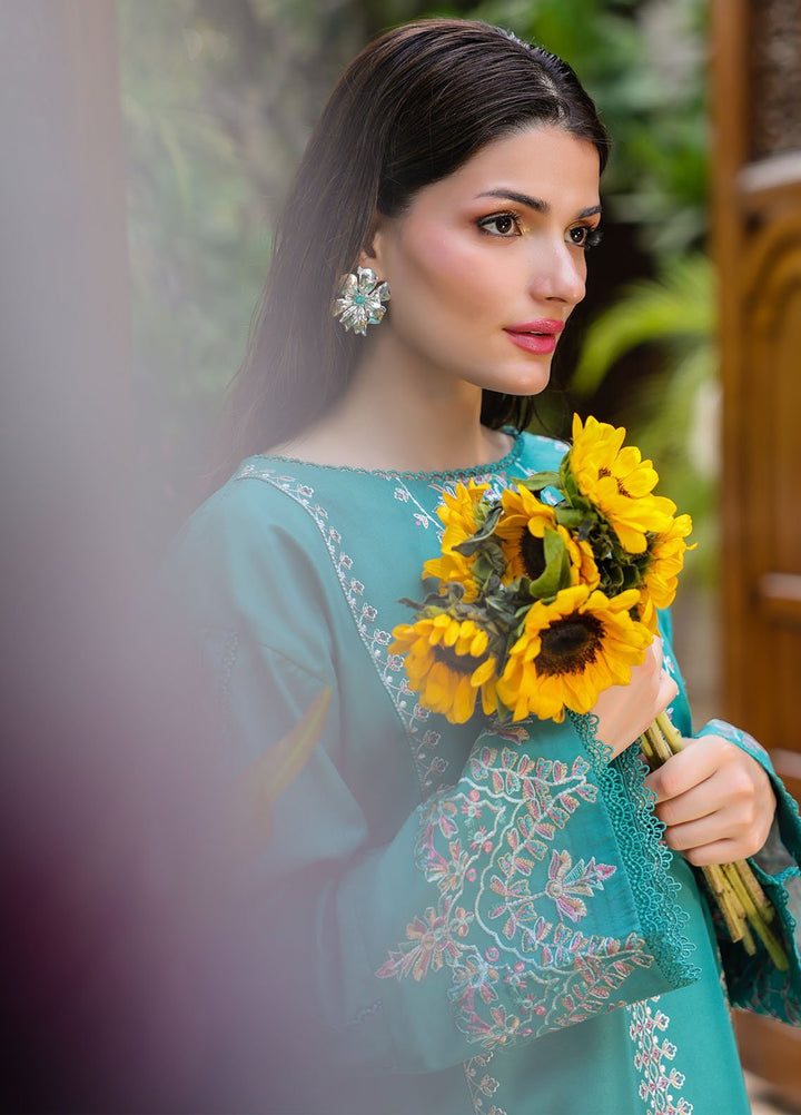 Lovent by Sahane Pret Embroidered Lawn 3 Piece Suit ME23009 Verdelia