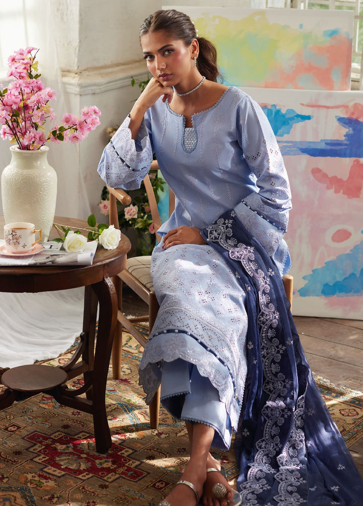 Lumiere by Gulaal Chikankari Lawn Suits Unstitched 3 Piece GL25LC D-10 Zorya - Summer Collection