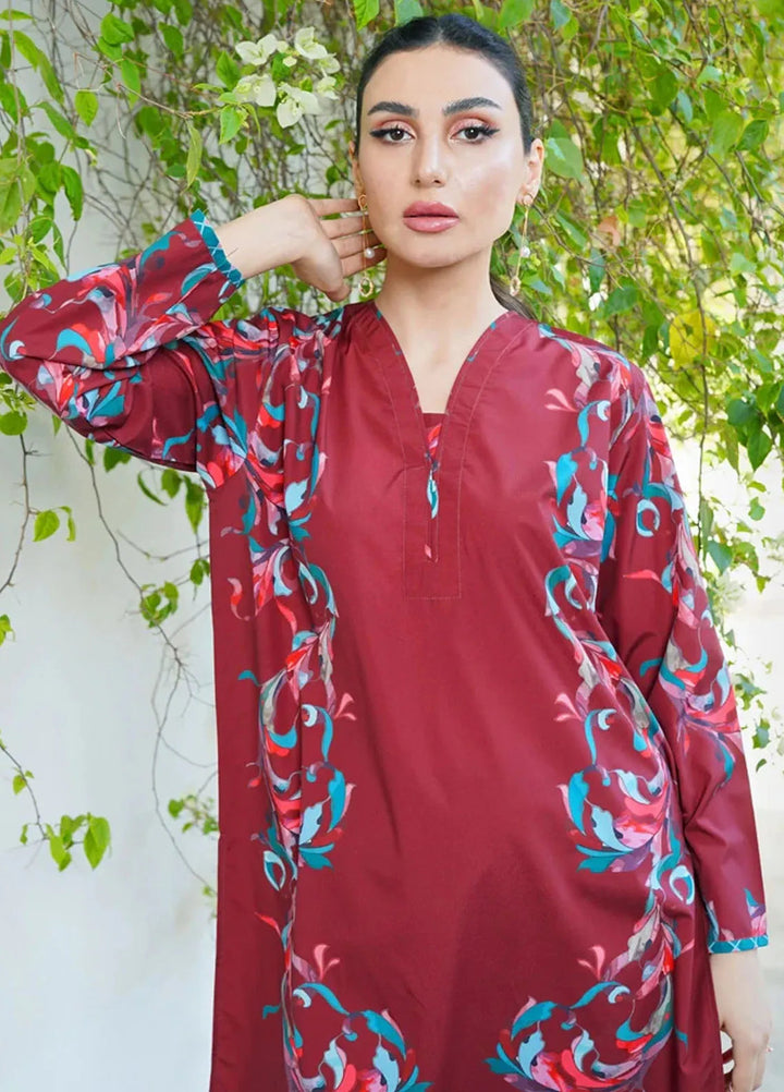 Luxury Revival By Dhaga Pret Printed Dhaga 2 Piece Suit Mulbery