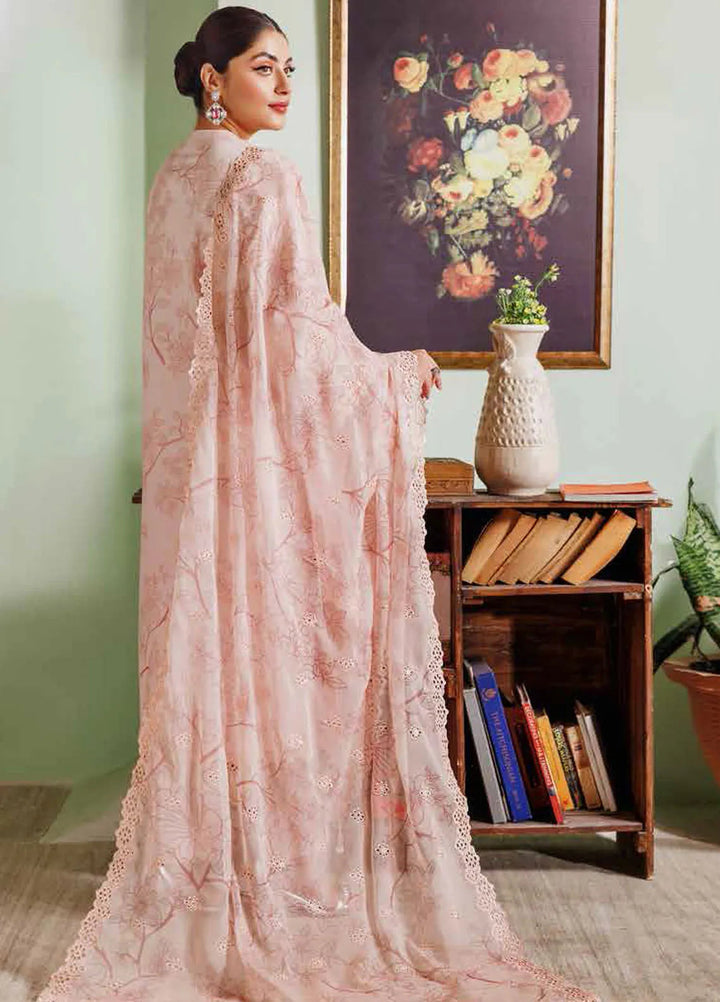 Maahi By Alizeh Fashion Chikankari Lawn Suit Unstitched 3 Piece AFB24M2 D-07 Reem - Summer Collection