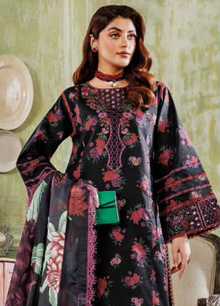 Maahi By Alizeh Fashion Embroidered Lawn Suit Unstitched 3 Piece AFB24M2 D-02 Nuha - Summer Collection