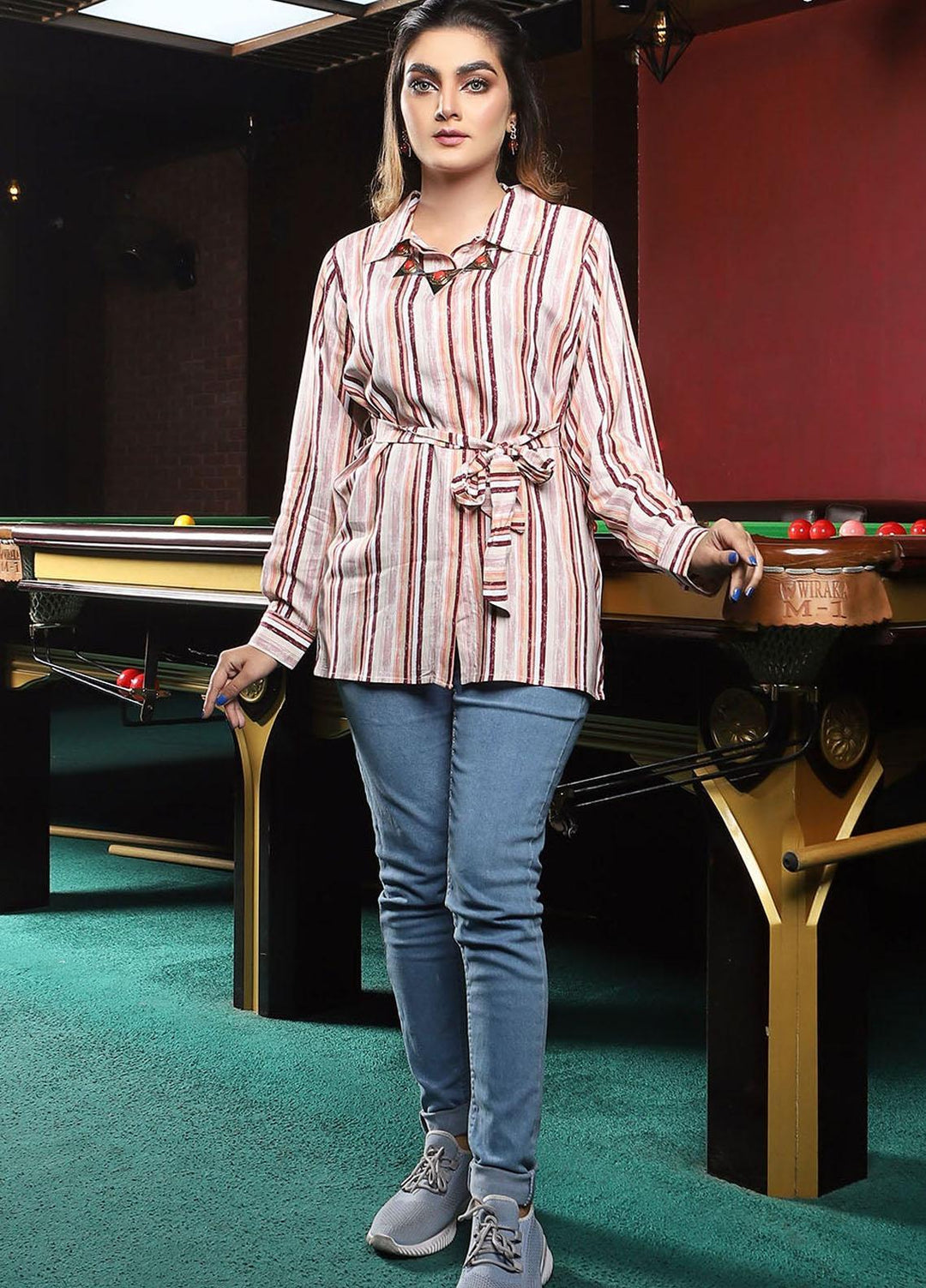 Madame Linen Pret Top MDM22WW Z36 Printed