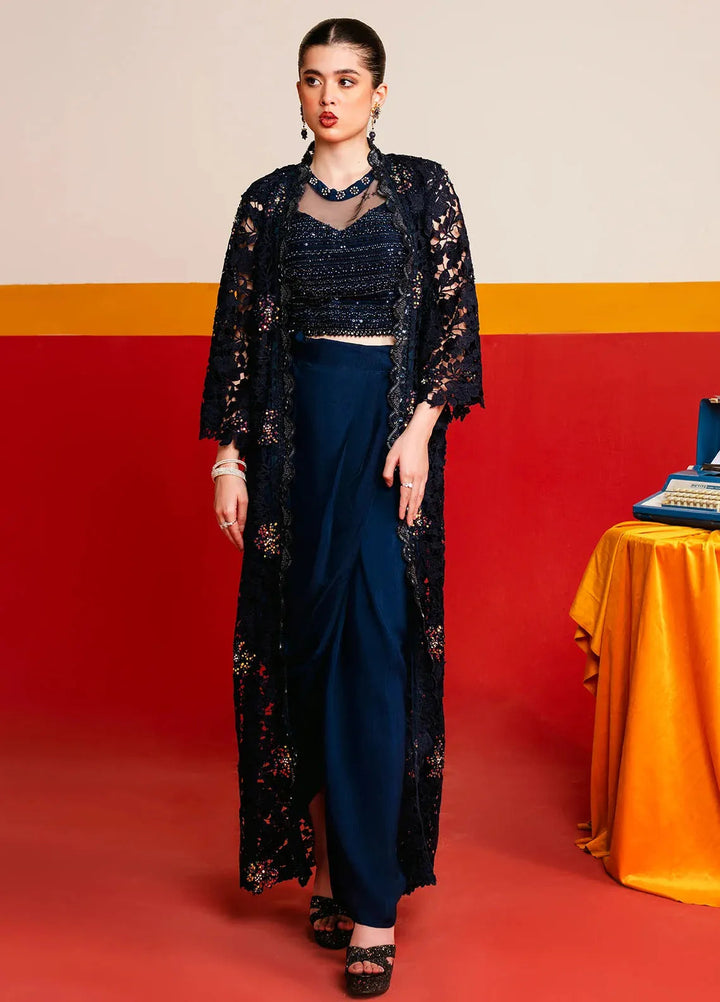 Maham Sultan Embroidered Pret Tussle Silk 3 Piece Suit Rapture