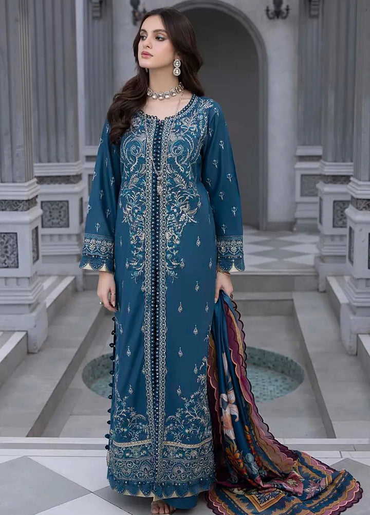 Maham Sultan Pret Embroidered Lawn 3 Piece Suit Ishqiya