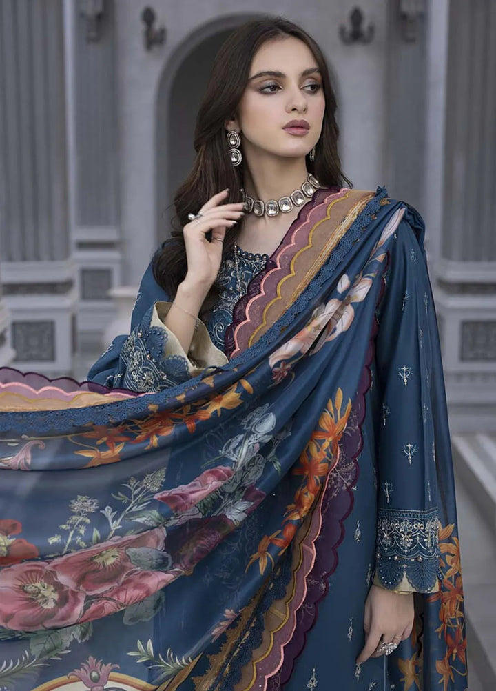 Maham Sultan Pret Embroidered Lawn 3 Piece Suit Ishqiya
