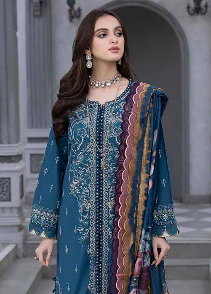 Maham Sultan Pret Embroidered Lawn 3 Piece Suit Ishqiya