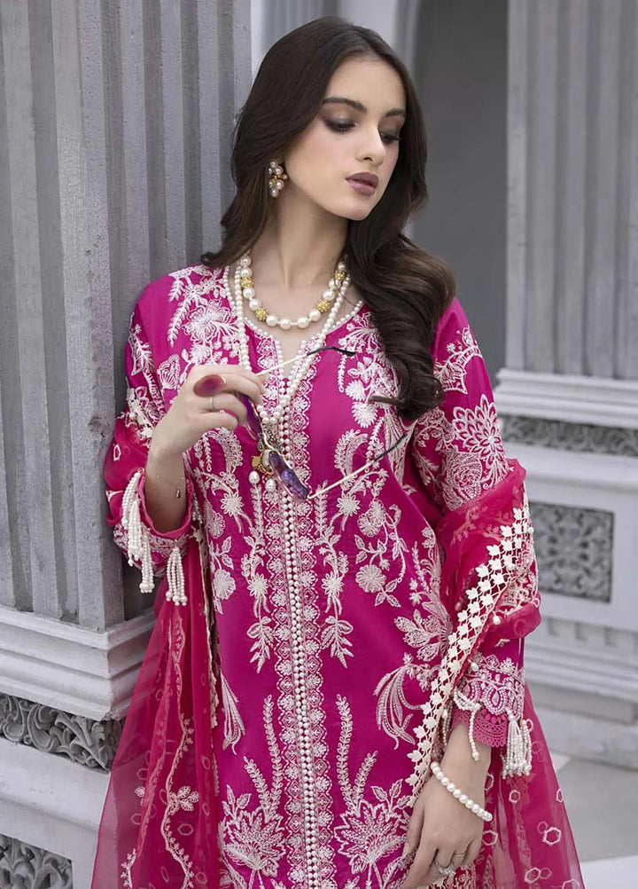 Maham Sultan Pret Embroidered Lawn 3 Piece Suit Mahpari