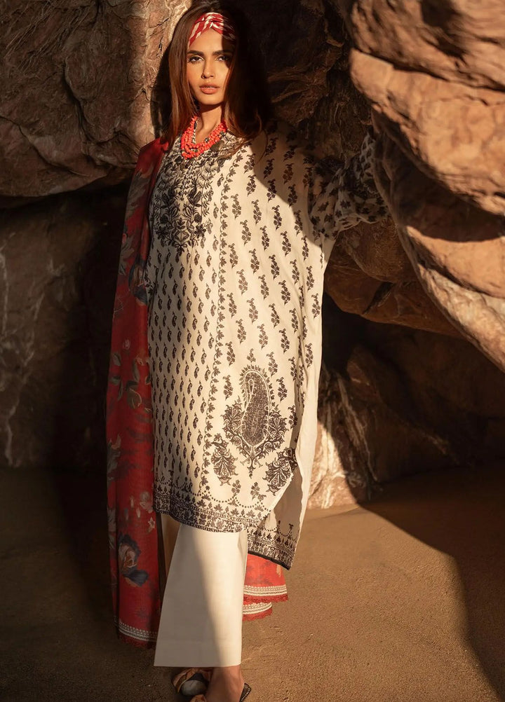 Mahay by Sana Safinaz Embroidered Lawn Suits Unstitched 2 Piece SS24MH 6A - Spring Summer Collection