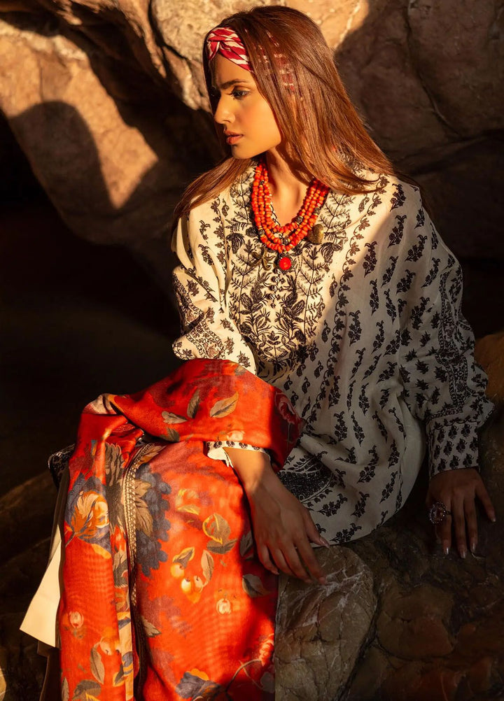 Mahay by Sana Safinaz Embroidered Lawn Suits Unstitched 2 Piece SS24MH 6A - Spring Summer Collection