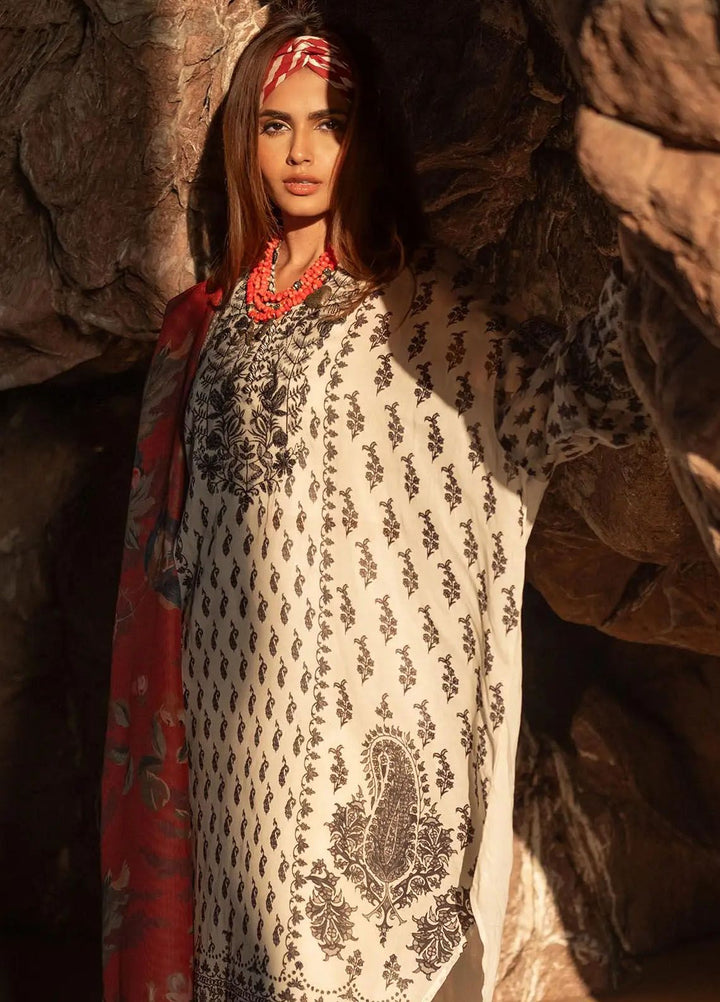 Mahay by Sana Safinaz Embroidered Lawn Suits Unstitched 2 Piece SS24MH 6A - Spring Summer Collection