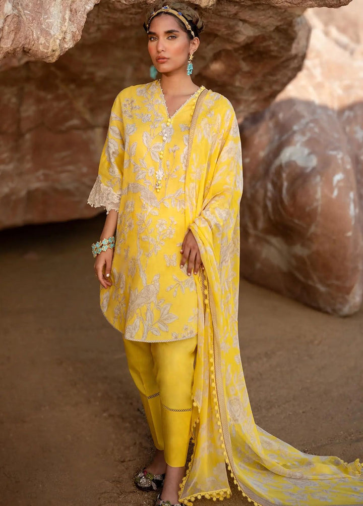Mahay by Sana Safinaz Embroidered Lawn Suits Unstitched 3 Piece SS24MH 1A - Spring Summer Collection