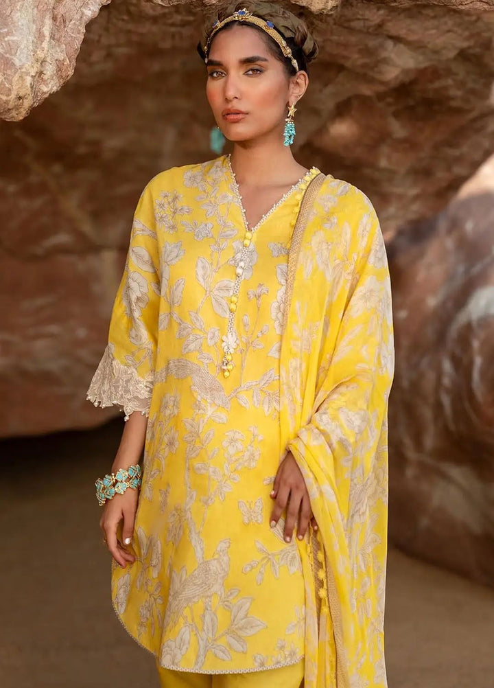 Mahay by Sana Safinaz Embroidered Lawn Suits Unstitched 3 Piece SS24MH 1A - Spring Summer Collection