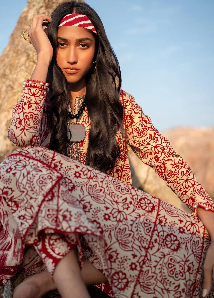 Mahay by Sana Safinaz Embroidered Lawn Suits Unstitched 3 Piece SS24MH 8B - Spring Summer Collection