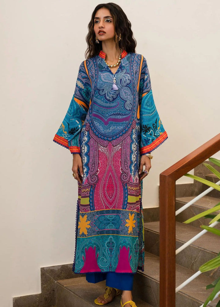 Mahay by Sana Safinaz Printed Lawn Suits Unstitched 2 Piece SS24MH 12B - Spring Summer Collection