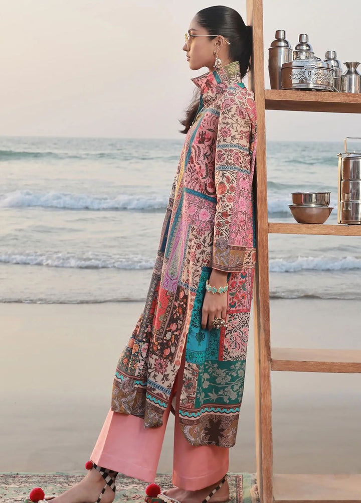 Mahay by Sana Safinaz Printed Lawn Suits Unstitched 2 Piece SS24MH 14A - Spring Summer Collection