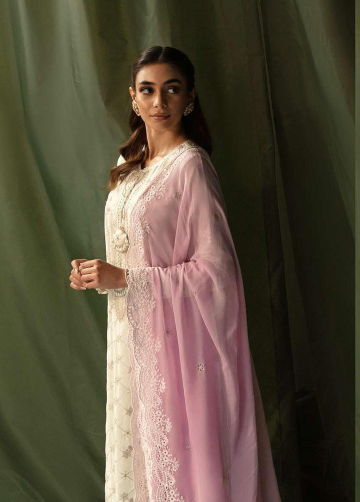 Mahiri By Cross Stitch Embroidered Lawn Suits Unstitched 3 Piece CS23M 05 Lavender Elara - Summer Collection