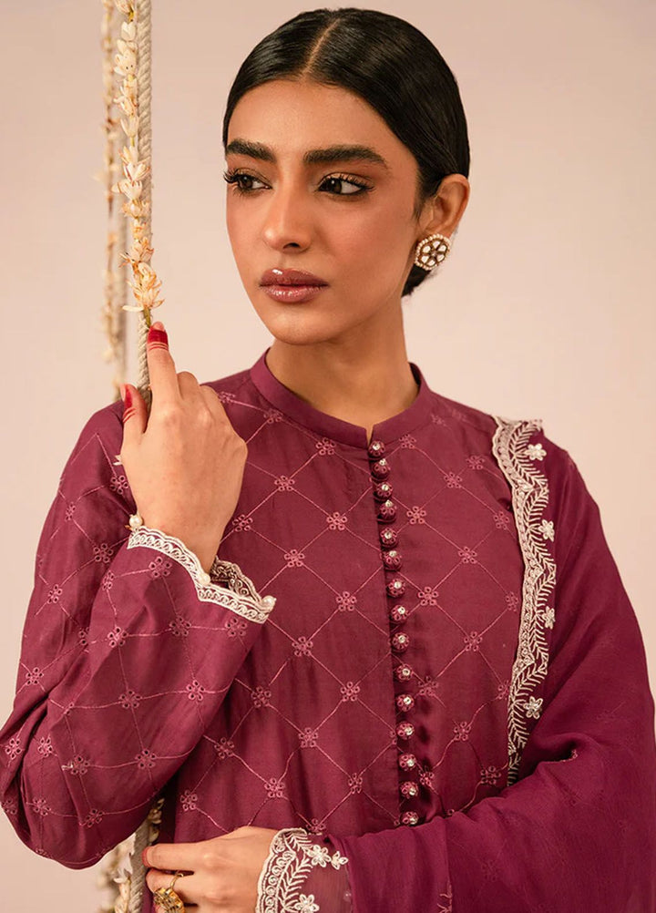 Mahiri by Cross Stitch Embroidered Lawn Suit Unstitched 3 Piece CS24M2 Violet Quartz