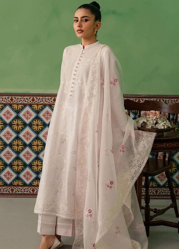 Mahiri by Cross Stitch Embroidered Lawn Suits Unstitched 3 Piece CS24M D-04 Heavenly Pink - Summer Collection