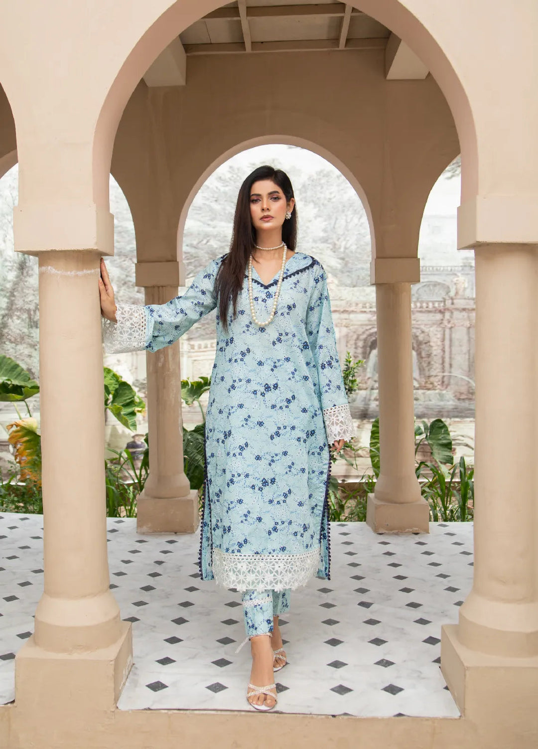 Mahrosh By Pashmire Pret Embroidered Viscose 2 Piece Suit Ufaq