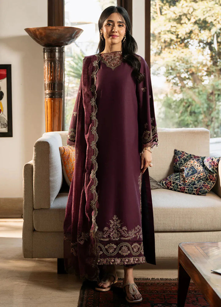 Mahveen by Izel Embroidered Lawn Suits Unstitched 3 Piece IZL25M Hana - Summer Collection