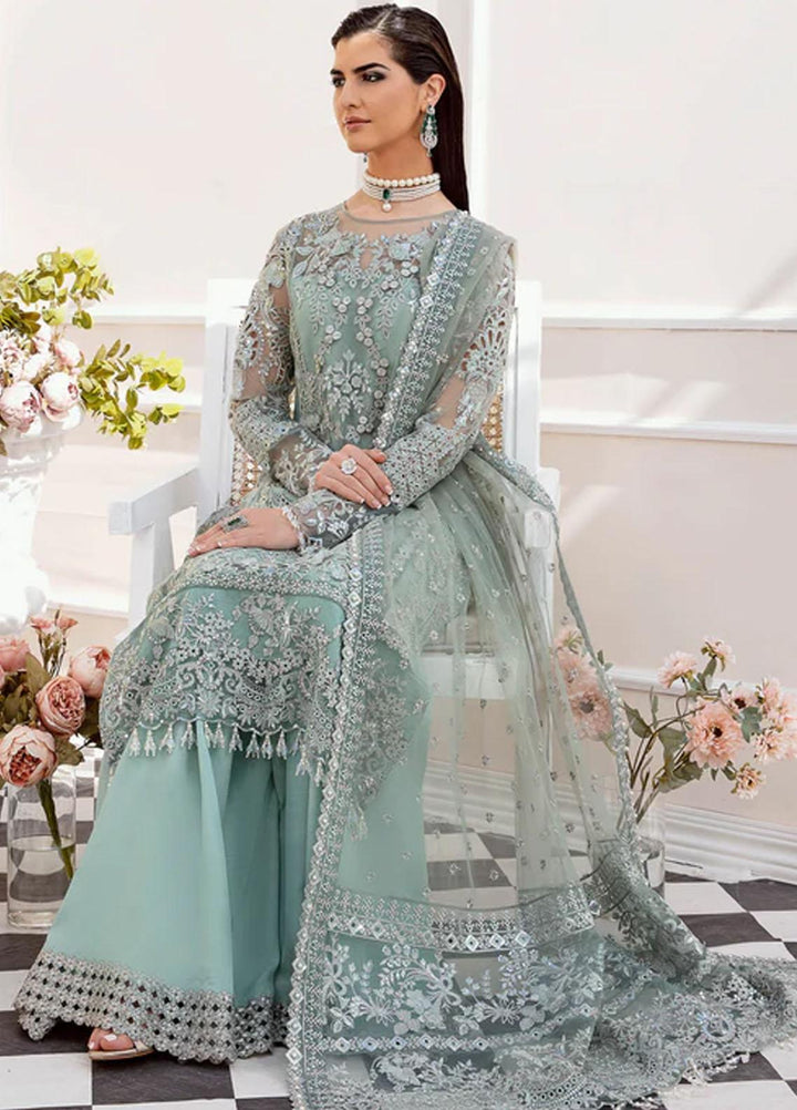 Maia By Serene Premium Embroidered Net Suits Unstitched 3 Piece SP23MA S-1072 Estelle - Spring / Summer Collection