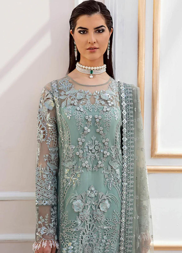 Maia By Serene Premium Embroidered Net Suits Unstitched 3 Piece SP23MA S-1072 Estelle - Spring / Summer Collection