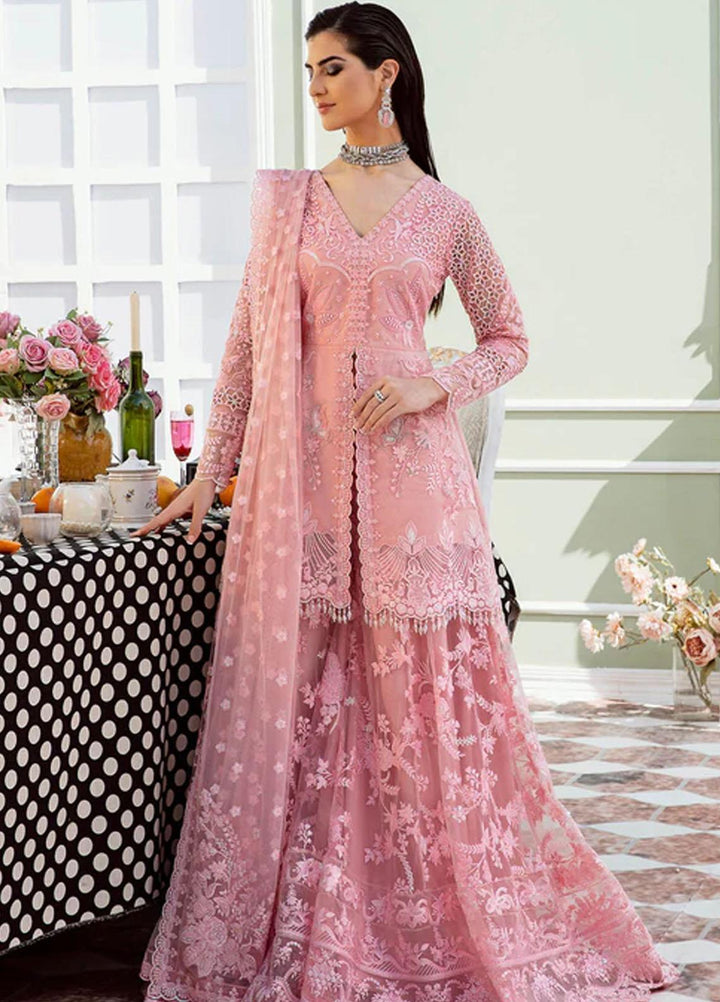 Maia By Serene Premium Embroidered Net Suits Unstitched 4 Piece SP23MA S-1077 Miquelle - Spring / Summer Collection