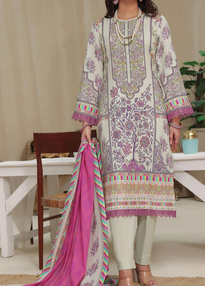 Malhar By VS Textiles Printed Cambric Suits Unstitched 3 Piece VS23MC 112 - Formal Collection