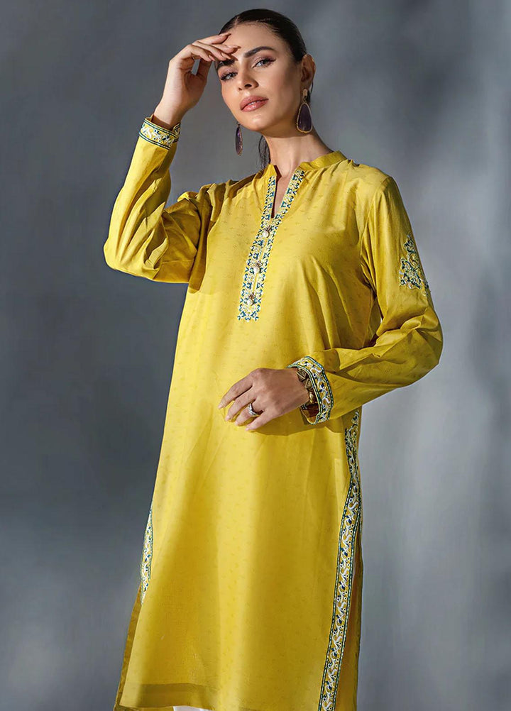 Malook By Shazia Ovais Pret Embroidered Lawn Kurti MLK23P Isla