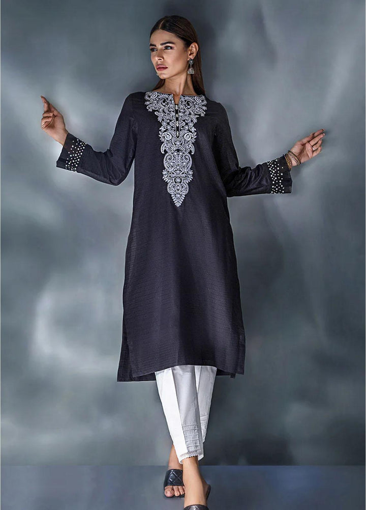 Malook By Shazia Ovais Pret Embroidered Lawn Kurti MLK23P Lesoir