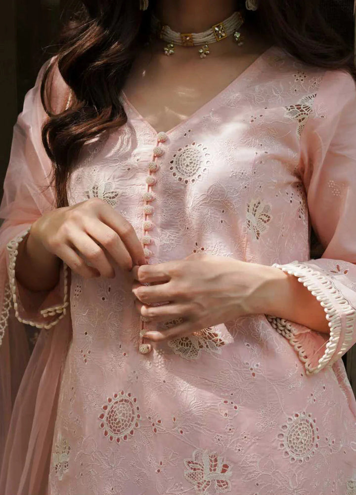 Manara Embroidered Lawn Suit Unstitched 3 Piece MNA24L ML-02 Primrose - Luxury Collection