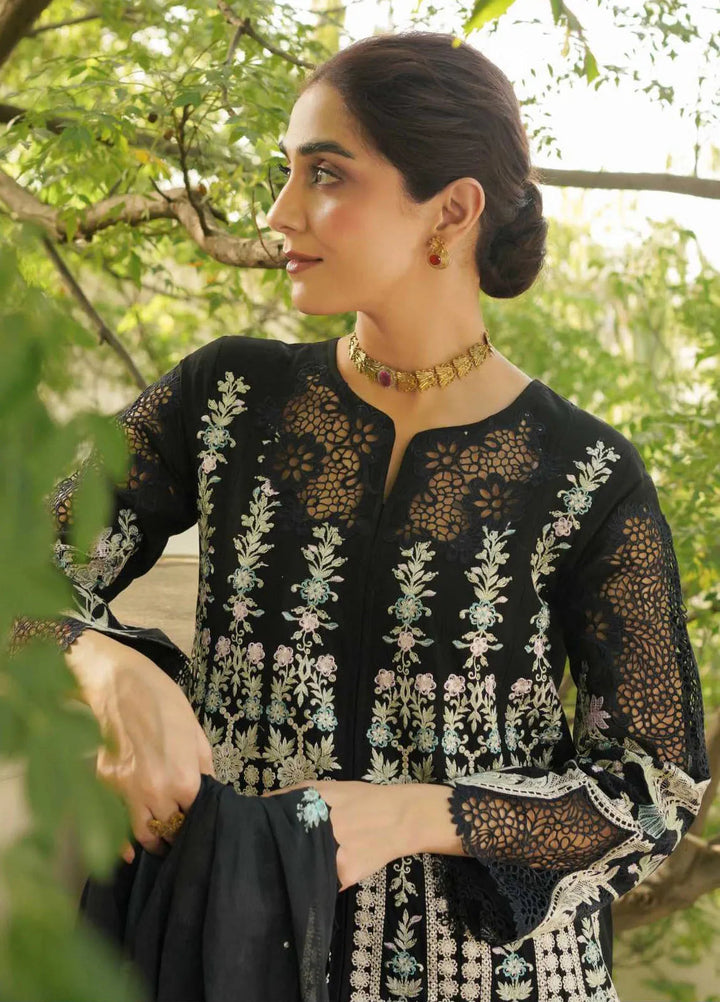 Manara Embroidered Lawn Suit Unstitched 3 Piece MNA24L ML-07 Pearl - Luxury Collection