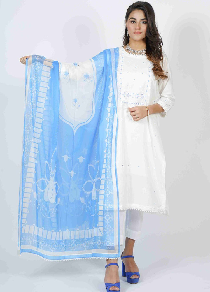 Manhani by Vibgyor Embroidered Lawn Suits Unstitched 3 Piece D3C1-U-V124 - Summer Collection