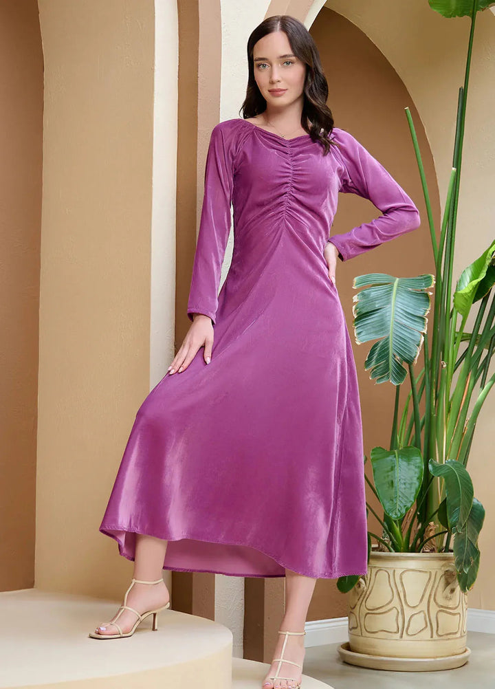 Mardaz Fashion Pret Casual Velvet Maxi MFD-50240