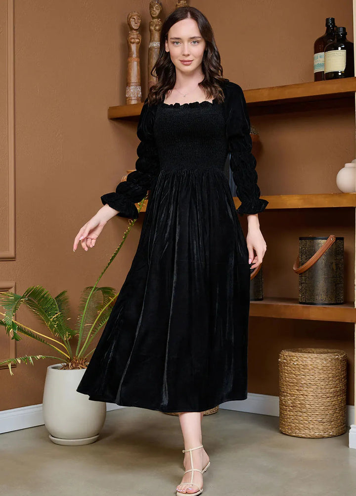 Mardaz Fashion Pret Casual Velvet Maxi MFD-50242
